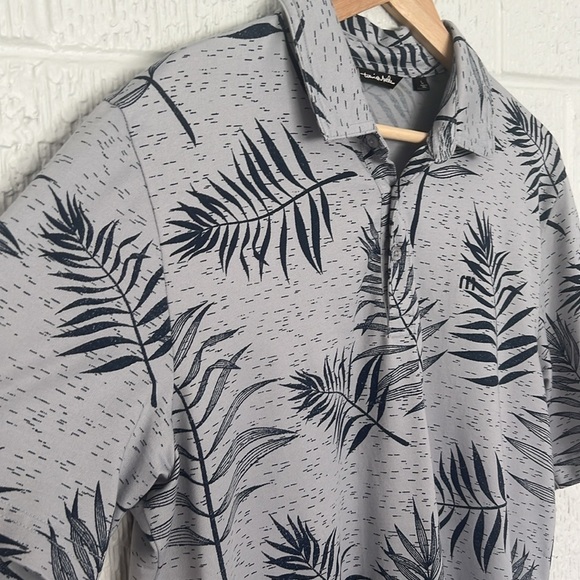 TRAVIS MATHEW Men’s Gimme Two Slim Fit Polo Shirt Tropical Print Large - Picture 5 of 11